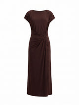 Lacie Draped Jersey Midi Dress Forever New