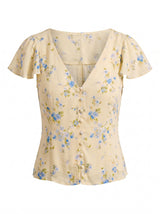 Daphne Flutter Sleeve Blouse Forever New