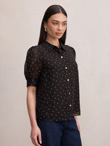 Faye Short Sleeve Blouse Forever New