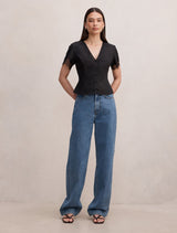 Ingrid Lace Trim Blouse Forever New