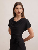 Tahnee Ruched Waist Midi Dress Forever New
