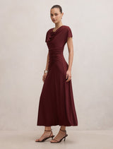 Tahnee Ruched Waist Midi Dress Forever New