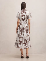 Joy Short Sleeve Midi Dress Forever New