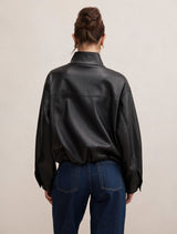 Belle Pu Belted Bomber Jacket Forever New