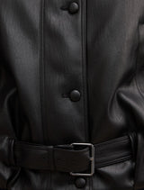 Belle Pu Belted Bomber Jacket Forever New