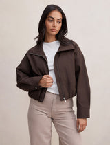 Brooke Funnel Neck Jacket Forever New