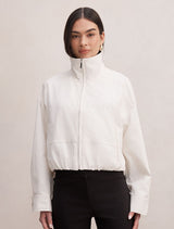 Brooke Funnel Neck Jacket Bone Forever New