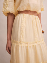 Naomi Elastic Maxi Skirt Forever New