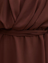 Samantha Tipped Draped Mini Dress Forever New