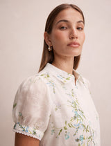 Posie Lace Detail Blouse Forever New