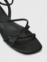 Dominique 2 Diamante Strap Flat Pm Sandal Forever New