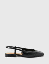Grace Centre Seam Detail Slingback Flat