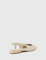Grace Centre Seam Detail Slingback Flat Forever New