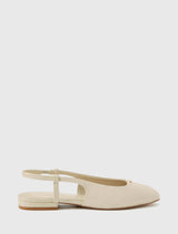Grace Centre Seam Detail Slingback Flat