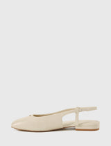Grace Centre Seam Detail Slingback Flat Forever New