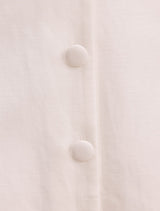Elinda Button Up Linen Mini Dress