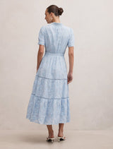 Athena Short Sleeve Midi Dress Forever New