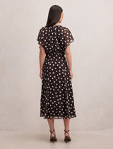 Dalton Flutter Sleeve Midi Dress Forever New