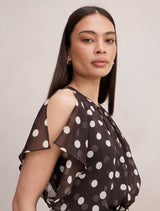 Dalton Flutter Sleeve Midi Dress Forever New