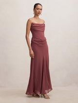 Gwynne Petite Draped Strapless Maxi Dress Forever New