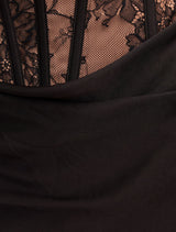 Nellie Lace Halter Maxi Dress