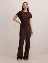 Celine Tie Detail Top Forever New