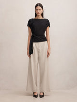 Celine Tie Detail Top Forever New