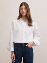 Ivie Oversized Shirt Porcelain Forever New