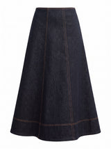 Georgia Denim Maxi Skirt Forever New