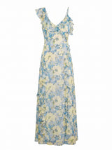 Lorenze Ruffle Maxi Dress