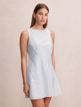 Hannah Lace Detail Mini Dress Forever New