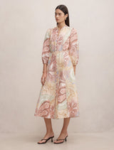 Halle Printed Midi Dress Forever New