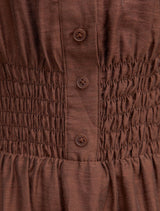 Elissa Shirred Waist Midi Dress Forever New