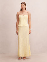Myla Lace Corset Maxi Dress