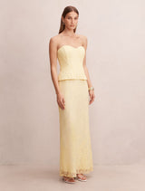 Myla Lace Corset Maxi Dress