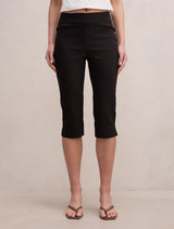 Alex Knee Length Capri Pants Black Forever New