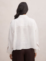 Bowie Cropped Shirt Forever New
