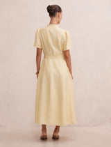 Alison Petite Flutter Sleeve Midi Dress Forever New
