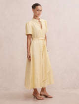 Alison Petite Flutter Sleeve Midi Dress Forever New