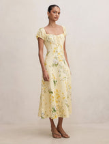 Sallie Petite Tie Front Midi Dress Forever New