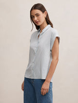 Tia Collar Button Shirt Forever New