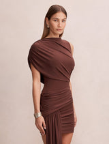 Rosalie Jersey Tie Mini Dress Forever New