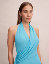 Rory Halter Drape Maxi Dress Forever New