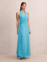 Rory Halter Drape Maxi Dress Forever New