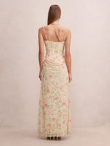 Maeve Corset Mesh Maxi Dress Forever New