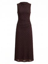 Allegra Spot Mesh Midi Dress Forever New