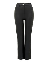 Juliet Vegan Leather Straight Leg Pants Forever New