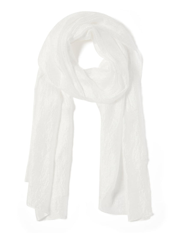 Harper Metallic Scarf 0 Pearl Forever New