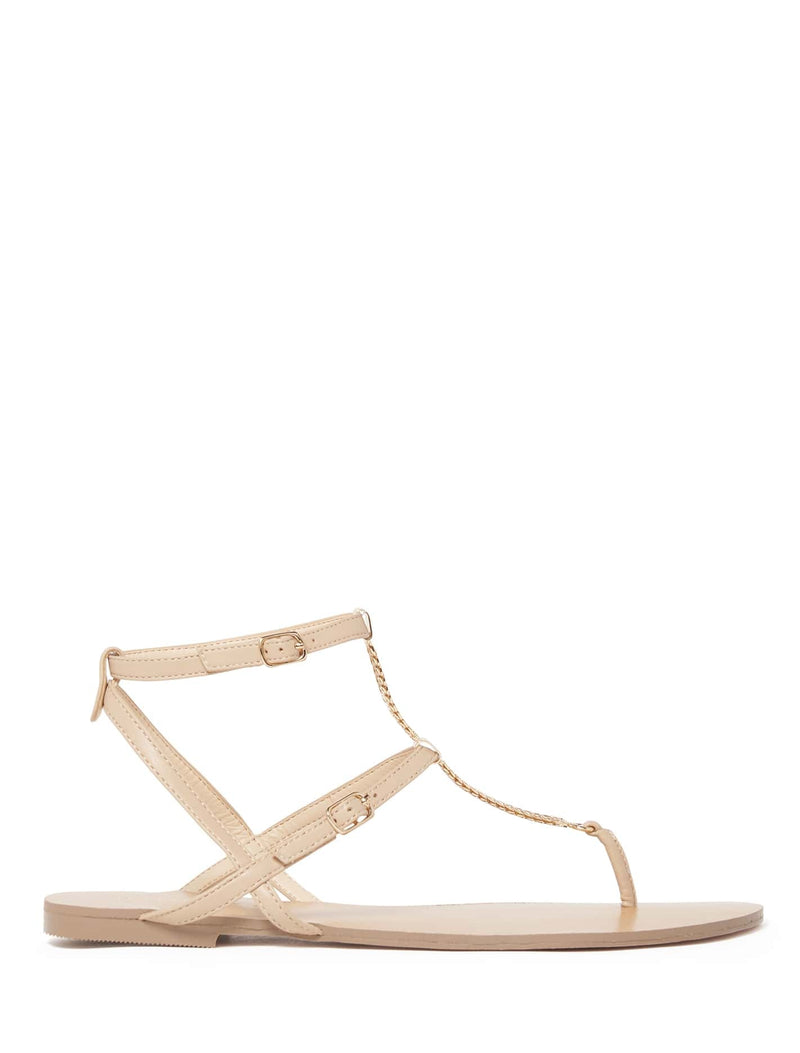 Margot Chain Flat Sandal Forever New