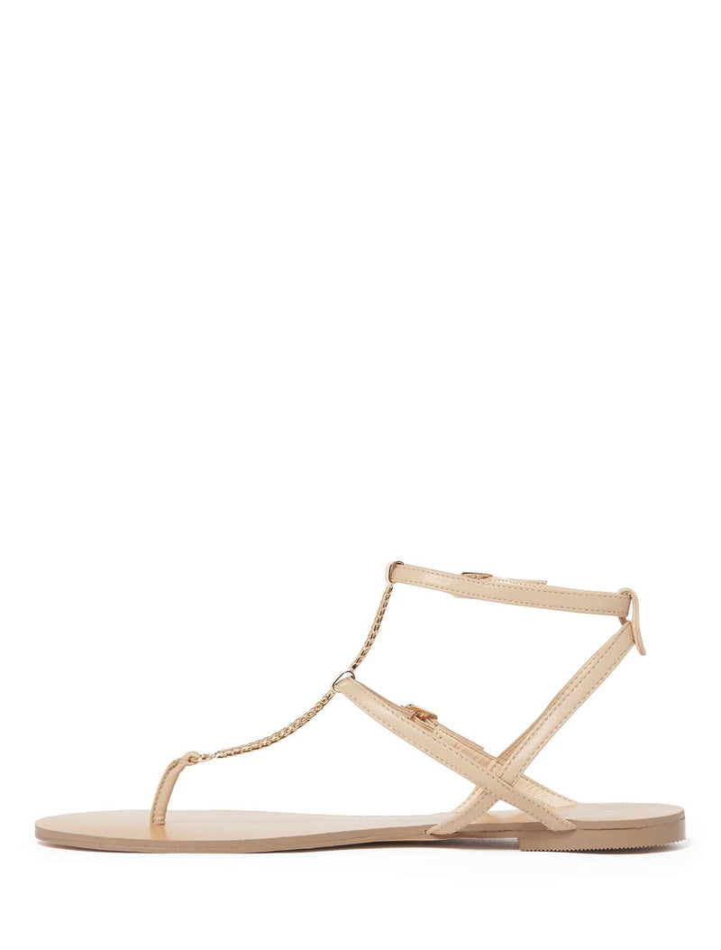 Margot Chain Flat Sandal Forever New